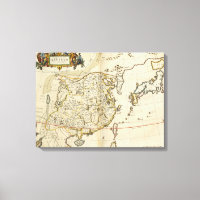 Vintage Map of China | 1662
