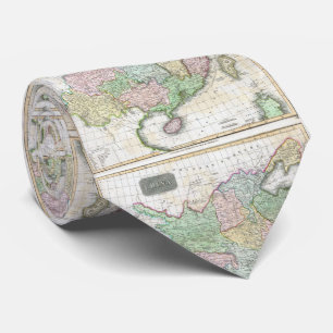Vintage Map of China (1815) Tie