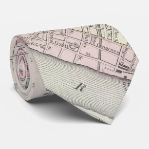 Vintage Map of Cincinnati OH (1865) Tie