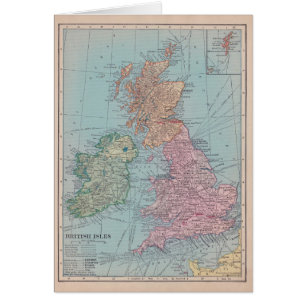 Vintage Map of England
