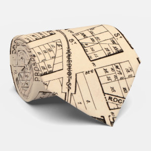 Vintage Map of Georgetown (Washington D.C.) 1876 Tie