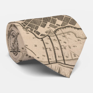 Vintage Map of Havana Cuba (1758) Tie
