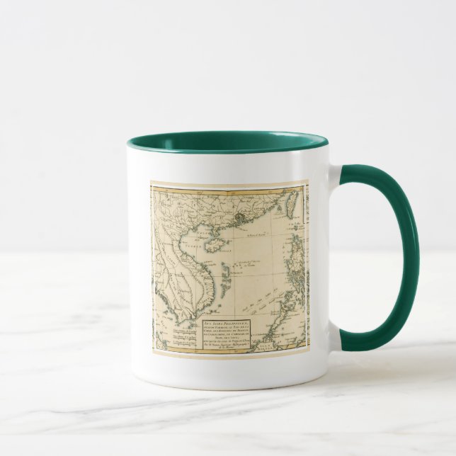 Vintage Map of India |  Indian Ocean Mug (Right)