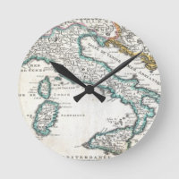 Vintage Map of Italy (1706)