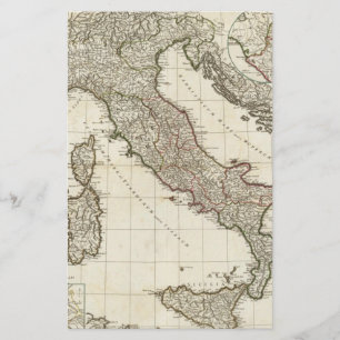Vintage Map of Italy (1764)