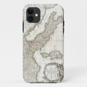 Vintage Map of Italy (1770) iPhone 11 Case