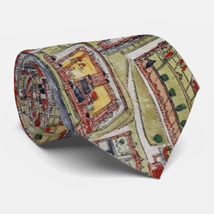Vintage Map of London England (1598) Tie