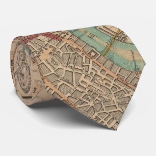Vintage Map of London England (1815) Tie
