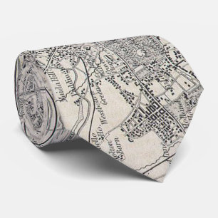 Vintage Map of London England (1855) Tie