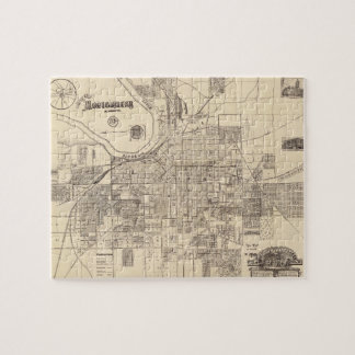 Vintage Map of Montgomery, Alabama (1899) Jigsaw Puzzle
