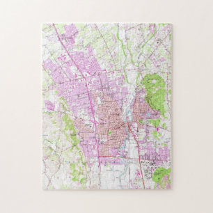 Vintage Map of Napa California (1951) Jigsaw Puzzle