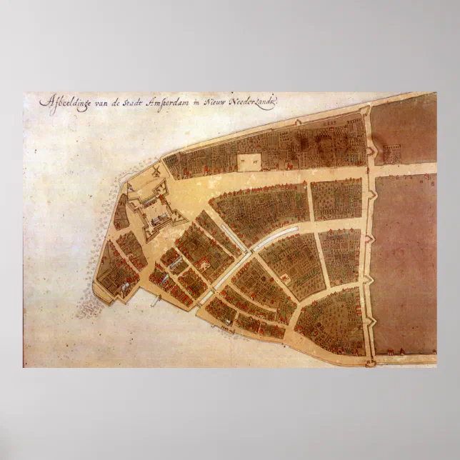Vintage Map Of New Amsterdam 1660 2 Poster Zazzle Vintage Map Of New Amsterdam 1660 2 Poster R06296bba0dc244439b64f7ae5fc69911 Wfz 8byvr 644.webp