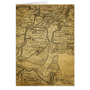 Vintage Map of New York