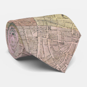 Vintage Map of New York City (1835) Tie