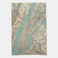 Vintage Map of New York City (1890)
