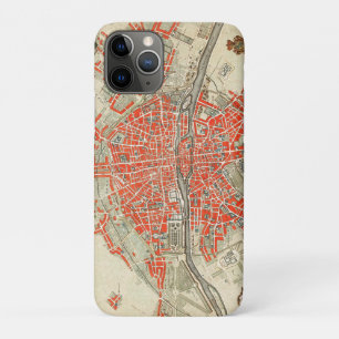 Vintage Map of Paris France (1721–1774) iPhone 11 Pro Case