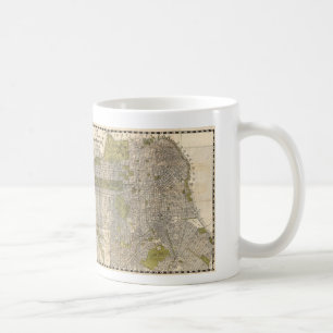 Vintage Map of San Francisco (1932) Coffee Mug