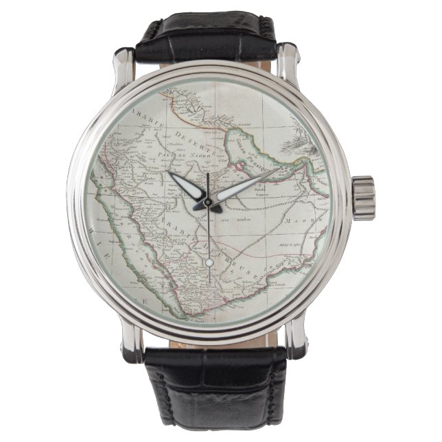 Vintage Map of Saudi Arabia (1771) Watch (Front)