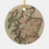 Vintage Map of Scotland (1814)