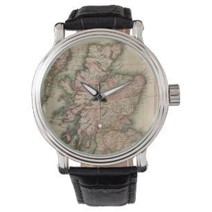 Vintage Map of Scotland (1814) Watch