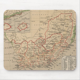 Vintage Map of South Africa (1880) Mouse Mat