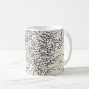 Vintage Map of Southern Europe & Western Asia Gift Coffee Mug