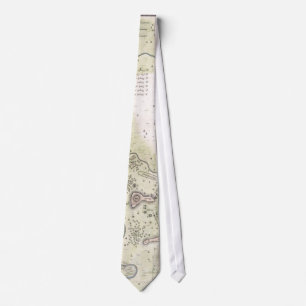 Vintage Map of Sparta Greece (1783) Tie