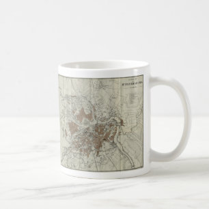 Vintage Map of St Petersburg (1893) Coffee Mug
