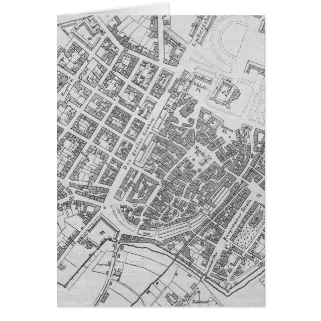 Vintage Map of Stuttgart Germany (1794) (Front)