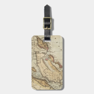 Vintage Map of The Bahamas (1823) Luggage Tag
