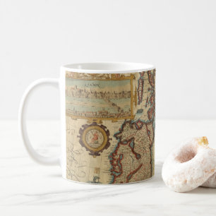 Vintage Map of the British Isles, 1552 – 1629 Coffee Mug