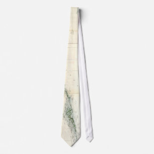 Vintage Map of The Florida Keys (1859) Tie