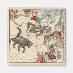 Vintage Map of the North Pole Magnet