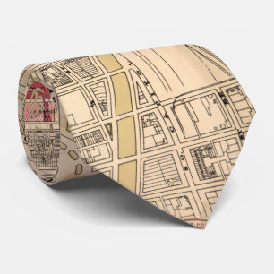 Vintage Map of The Washington D.C. Mall (1917) Tie