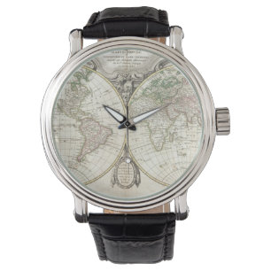 Vintage Map of The World (1775) Watch
