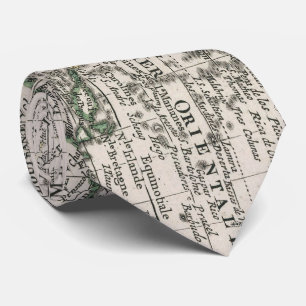 Vintage Map of The World (1789) Tie