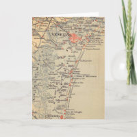 Vintage Map of Venice Italy