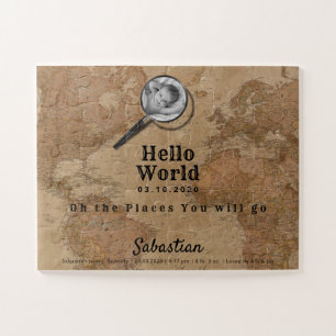Vintage Map Photo Puzzle