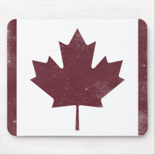 Vintage Maple Leaf Mouse Mat