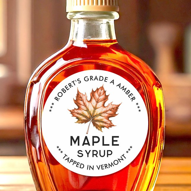 Vintage maple syrup label (Creator Uploaded)