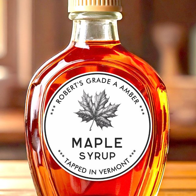 Vintage maple syrup label (Creator Uploaded)