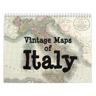Vintage Maps of Italy Calendar