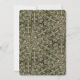 Vintage Marble Texture Wedding Invitation