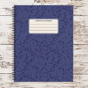 Vintage Marbled Classic Composition Pattern Notebook