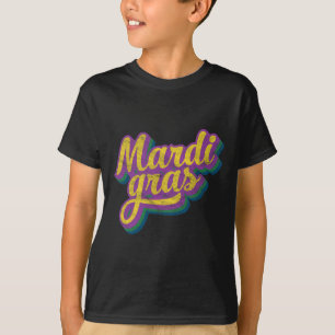 Vintage Mardi Gras Gift Retro Masquerade Costume B T-Shirt