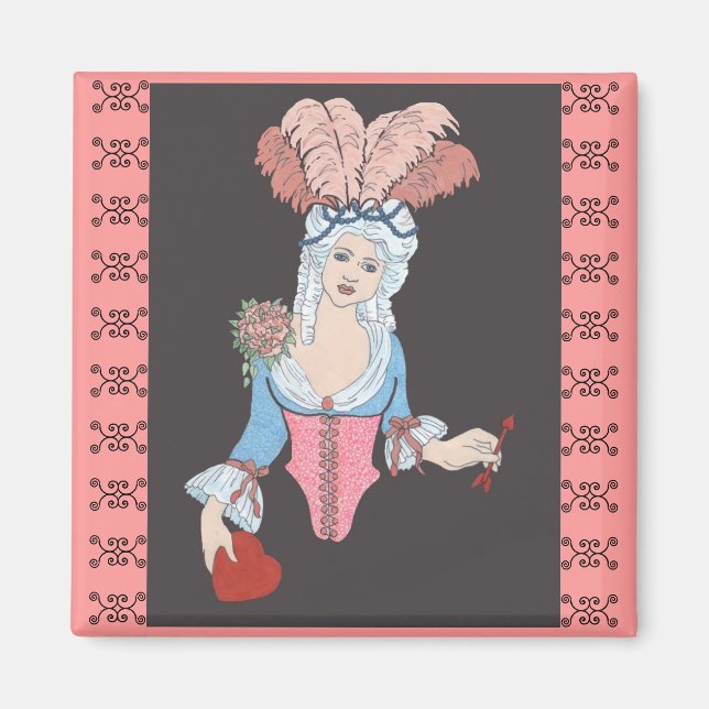 Vintage Marie Magnet (Front)