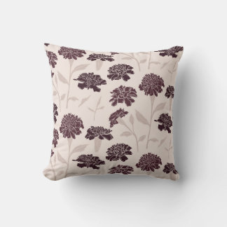 Vintage Marigold Floral Pattern Cushion