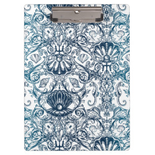 Vintage Marine Pattern Clipboard