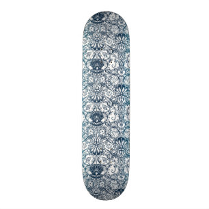 Vintage Marine Pattern Skateboard