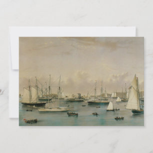 Vintage Maritime, Yacht Squadron at Newport Harbor Invitation
